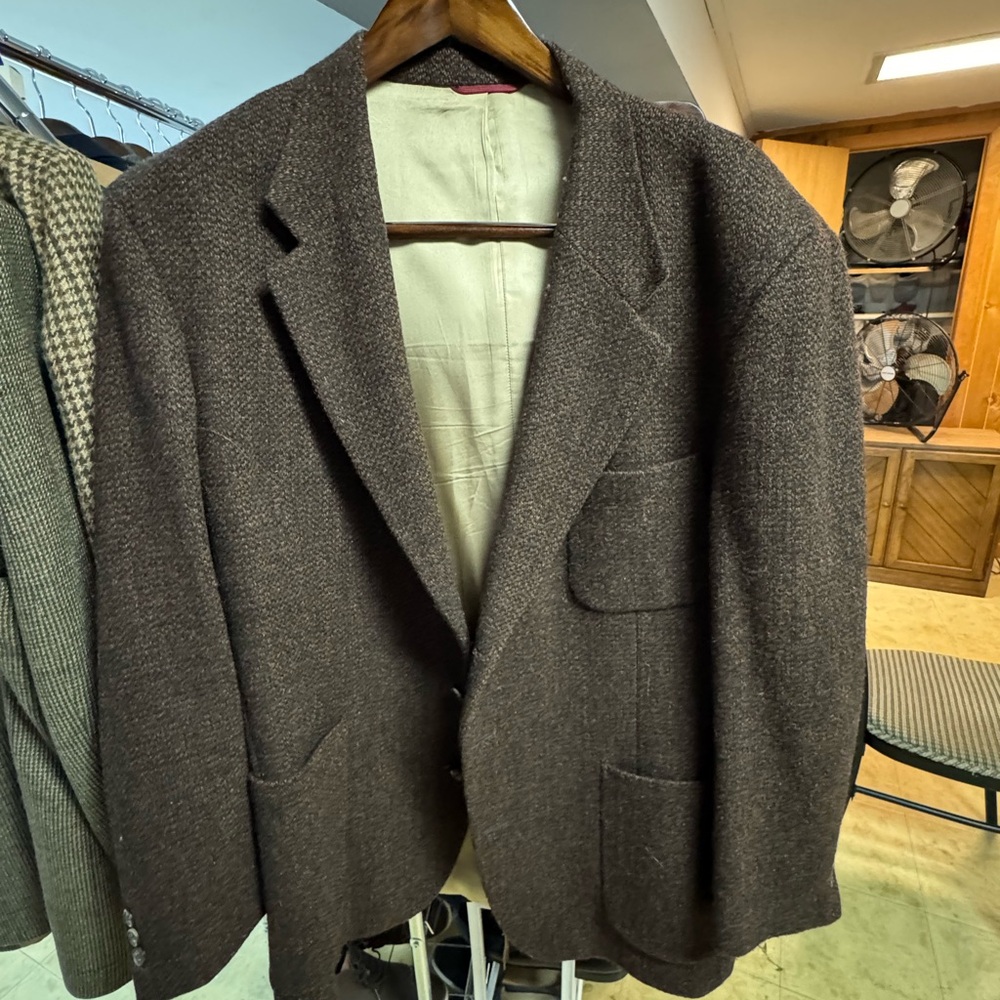 Jos. A. Bank Wool Dark Brown Men's Blazer